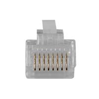 ACT TD108 RJ45 (8P/8C) Modulaire Connector voor Platte Kabel - 25 stuks - thumbnail