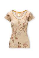 Pip Studio Pip Studio Toy Short Sleeve Top Amor de Dios Sand M - thumbnail