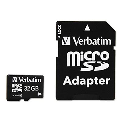 Verbatim MICRO SDHC 32GB CL 10 ADAP microSDHC-kaart 32 GB Class 10 Incl. SD-adapter