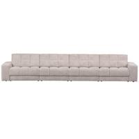 WOOOD Second Date 4-zits Bank - Grove Ribstof - Naturel - thumbnail