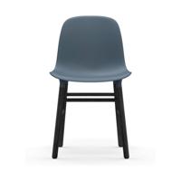 Normann Copenhagen Form eetkamerstoel Blue vierpoot zwart eikenhout - thumbnail