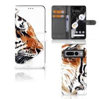 Hoesje Google Pixel 7 Pro Watercolor Tiger - thumbnail