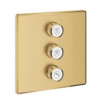 Opbouwdeel GROHE Smartcontrol Volume (3X), Vierkant Cool Sunrise Geborsteld - thumbnail