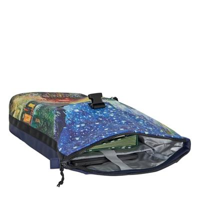 New Rebels Mart Art - New York Cafe at Night Rolltop Rugzak 21L