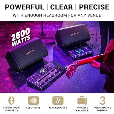 HeadRush FRFR112 mk2 actieve vloermonitor voor multi-effectpedaal