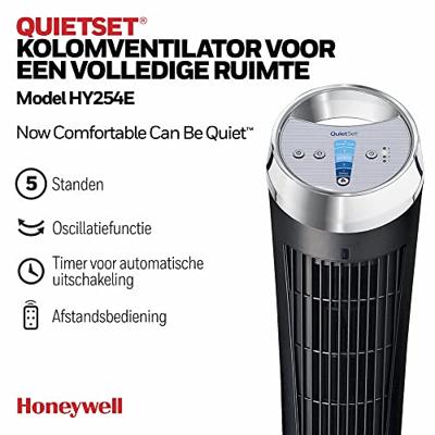 Honeywell HY254E4 Torenventilator Zwart