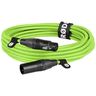Rode XLR6M-G XLR Verbindingskabel 6 m Groen
