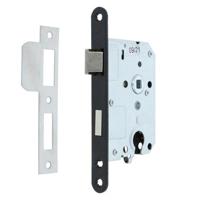 Dulimex Woningbouw cilinder dag- en nachtslot zwart 55 mm - thumbnail