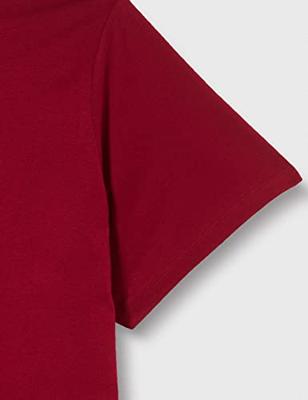 JAKO 6160 T-Shirt Promo - Wijnrood/Fluo Oranje - L