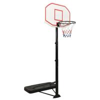 VidaXL Basketbalstandaard 258-363 cm polyetheen wit - thumbnail
