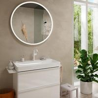 Hansgrohe Tecturis S ééngreeps wastafelkraan 210 Fine CoolStart met draaibare uitloop en PushOpen afvoerplug, mat wit - thumbnail