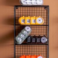 Karlsson - Alarm Clock Retro Tube Calendar Flip - thumbnail