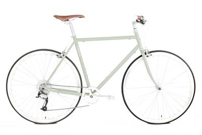 Temple Cycles Classic Lightweight Single-speed fiets Lichen Green Temple Cycles Classic Lightweight Single-speed fiets Lichen Green