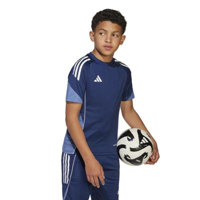 adidas Tiro 25 Competition Trainingsshirt Kids Donkerblauw Wit adidas Tiro 25 Competition Trainingsshirt Kids Donkerblauw Wit
