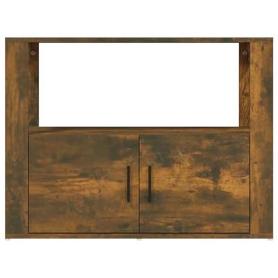 Dressoir 80x30x60 cm bewerkt hout gerookt eikenkleurig