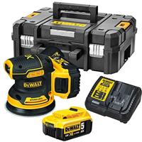 DeWALT DCW210P2 Accu excenterschuurmachine 18V XR 5.0Ah in TSTAK - thumbnail