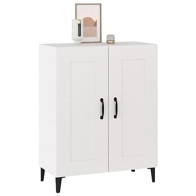 Dressoir 69,5x34x90 cm bewerkt hout wit