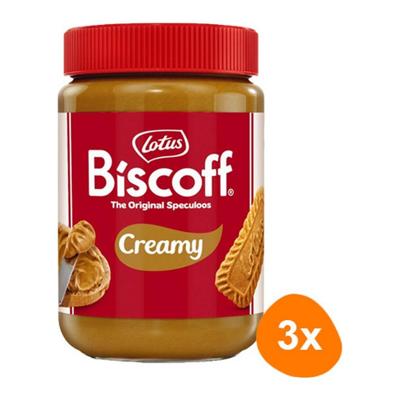 Lotus - Biscoff Speculoospasta Creamy - 3x 400g