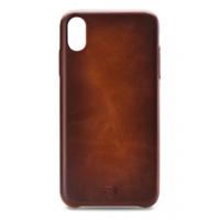 Senza Desire Leather Cover Apple iPhone Xs Max Burned Cognac - thumbnail