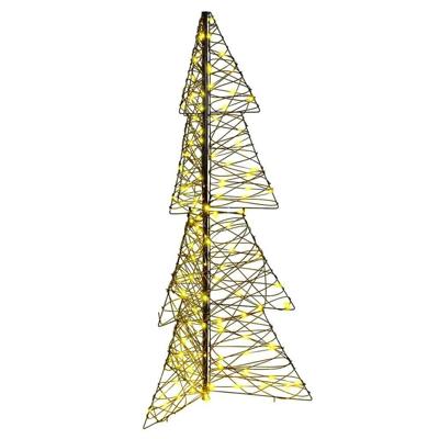 Kerstboom met 160 LED Warmwit 150 cm Rattan Kerstboom met 160 LED Warmwit 150 cm Rattan