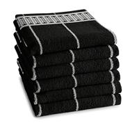 DDDDD DDDDD keukendoek jules 50x55 anthracite per stuk - thumbnail