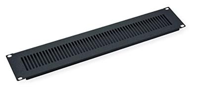 VALUE 19 ventilatie frontpaneel 2 HE, zwart