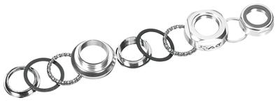 Ergotec balhoofdset 1" a101gk met draad zilver