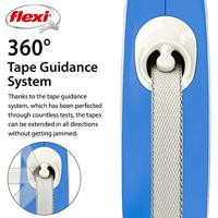 Hondenriem Flexi NEW COMFORT Blauw Maat M - thumbnail