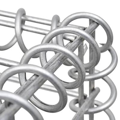 Gabion plantenbak verhoogd 270x90x50 cm staal - thumbnail
