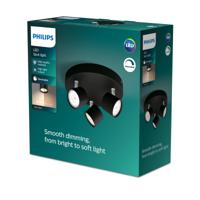 Philips Zwarte led plafondspotStar 3-lichts - 929003205301 - thumbnail