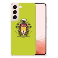 Samsung Galaxy S22 Telefoonhoesje met Naam Doggy Biscuit - thumbnail