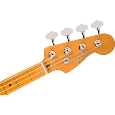 Fender Vintera II 50s Precision Bass MN Black elektrische basgitaar met deluxe gigbag - thumbnail