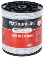 AKO platinumline afrasteringskoord 6mm 200m witblauw - thumbnail