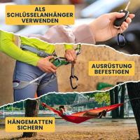 Ticket to the moon Carabiner 22 Carabine Black 8,5 x 5,2 cm - thumbnail