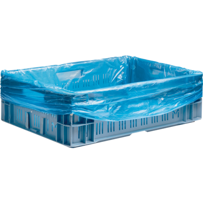 Zak | Kratzak | HDPE | 600/ 2x200x800mm | 8my | blauw | 1000 stuks