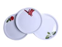 Cookinglife Pizzaborden Tomaat - Peper - Basilicum ø 30 cm - 6 stuks - thumbnail