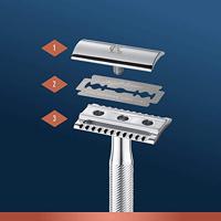 Gillette King C. Gillette Double Edge Safety Razor Navulling Scheermesjes 10 stuks - thumbnail