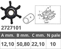 CEF500101X - Impeller 653-0001 Vetus - thumbnail