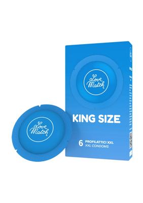 King Size - Condooms - 60 mm - 6 Stuks