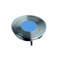 Klemko LED Lumiko Titus vloerspot Blauw RVS IP68 867507 12V - thumbnail