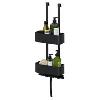 Tiger 2-Store hangend doucherek 25x11,5x65cm zwart - thumbnail