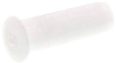 CONTA-CLIP KDS/KES-VS 6 WH Afsluitdop Polyamide 6.6 Wit 25 stuk(s)