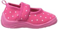 Playshoes pantoffels Stippen Fuchsia Wit-30-31 - thumbnail