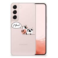 Samsung Galaxy S22 Telefoonhoesje met Naam Cow - thumbnail