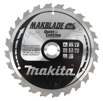 Makita Afkortzaagblad voor Hout | Makblade-Plus | Ø 255mm Asgat 30mm 60T - B-08682