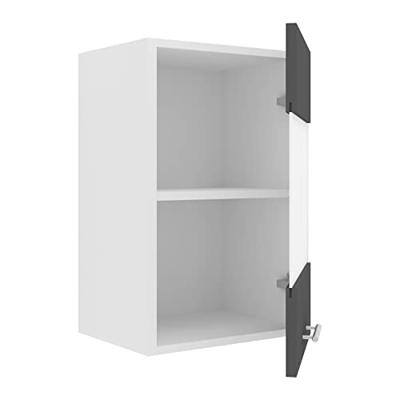 VCM Wandkast Esilo (Hangende kast, Wit/antraciet, 1 Glastür) VCM Wandkast Esilo (Hangende kast, Wit/antraciet, 1 Glastür)