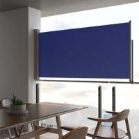 VidaXL Tuinscherm uittrekbaar 120x300 cm blauw - thumbnail