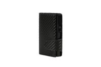 Juscha JU-961401 Pasjeshouder Clicksafe RFID Kunstleer Carbon Zwart 8 Pasjes Met Opbergvak Voor Muntgeld - thumbnail