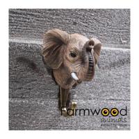 Farmwood Animals Kapstok haak hook'd! olifant 6,5x9x11cm - thumbnail