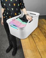 Rotho Flexibele Wasmand Brisen 41 L Cappuccino - thumbnail